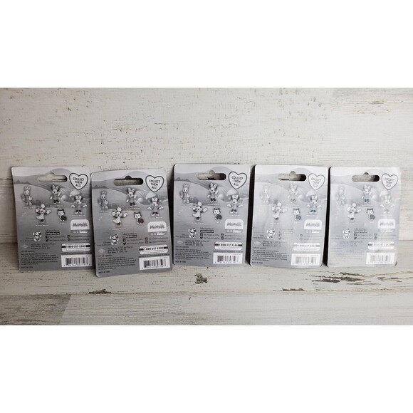 Disney Junior Minnie Mouse Mini Figures Complete Set Of 5 - Cake Toppers - Picture 2 of 2